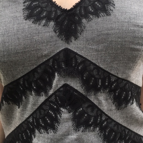 Rebecca Taylor dress with black lace accents - Picture 5 of 6